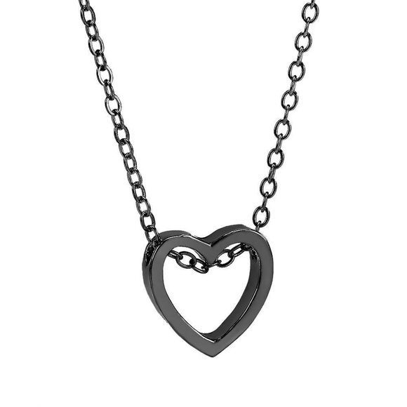 3 for $49 NEW Black Stainless Steel Heart … - Picture 5 of 5